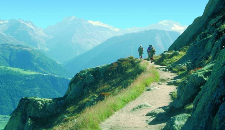 semaine rando randonnée randonnées accompagné accompagnée Aletsch Matterhorn